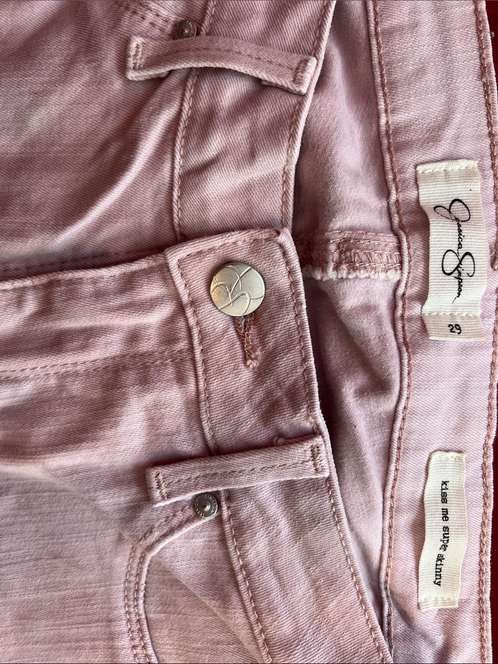 Jessica Simpson Light Pink Skinny Jeans